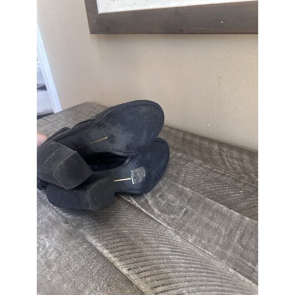 Dolce Vita Ankle Boots Booties Shoes Womens Size 6 Black Leather Zip Up - Picture 5 of 5